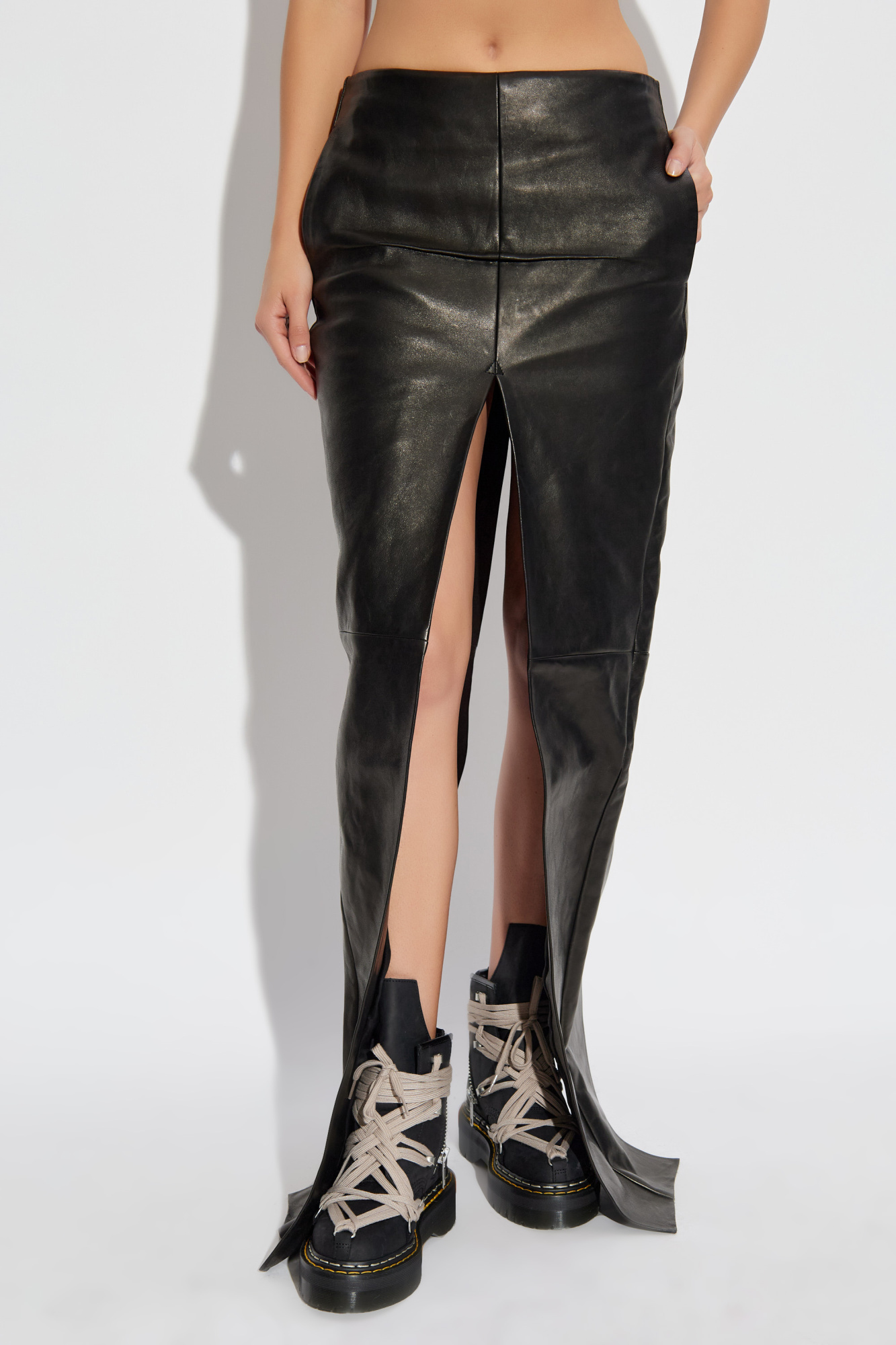 Rick Owens Leather skirt 